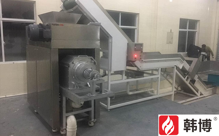 太倉(cāng)雙鳳環(huán)衛(wèi)站引進(jìn)韓博20T粉碎擠干機(jī) 太倉(cāng)雙鳳環(huán)衛(wèi)站引進(jìn)韓博20T粉碎擠干機(jī)